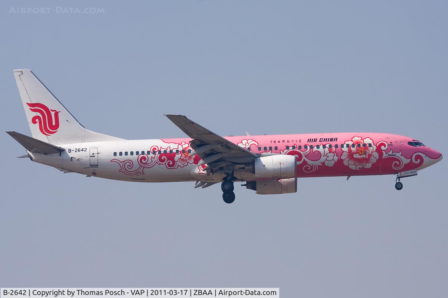 B-2642, 1999 Boeing 737-89L C/N 29877, Air China