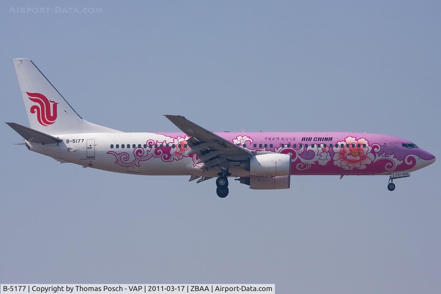B-5177, 2006 Boeing 737-86N C/N 35210, Air China