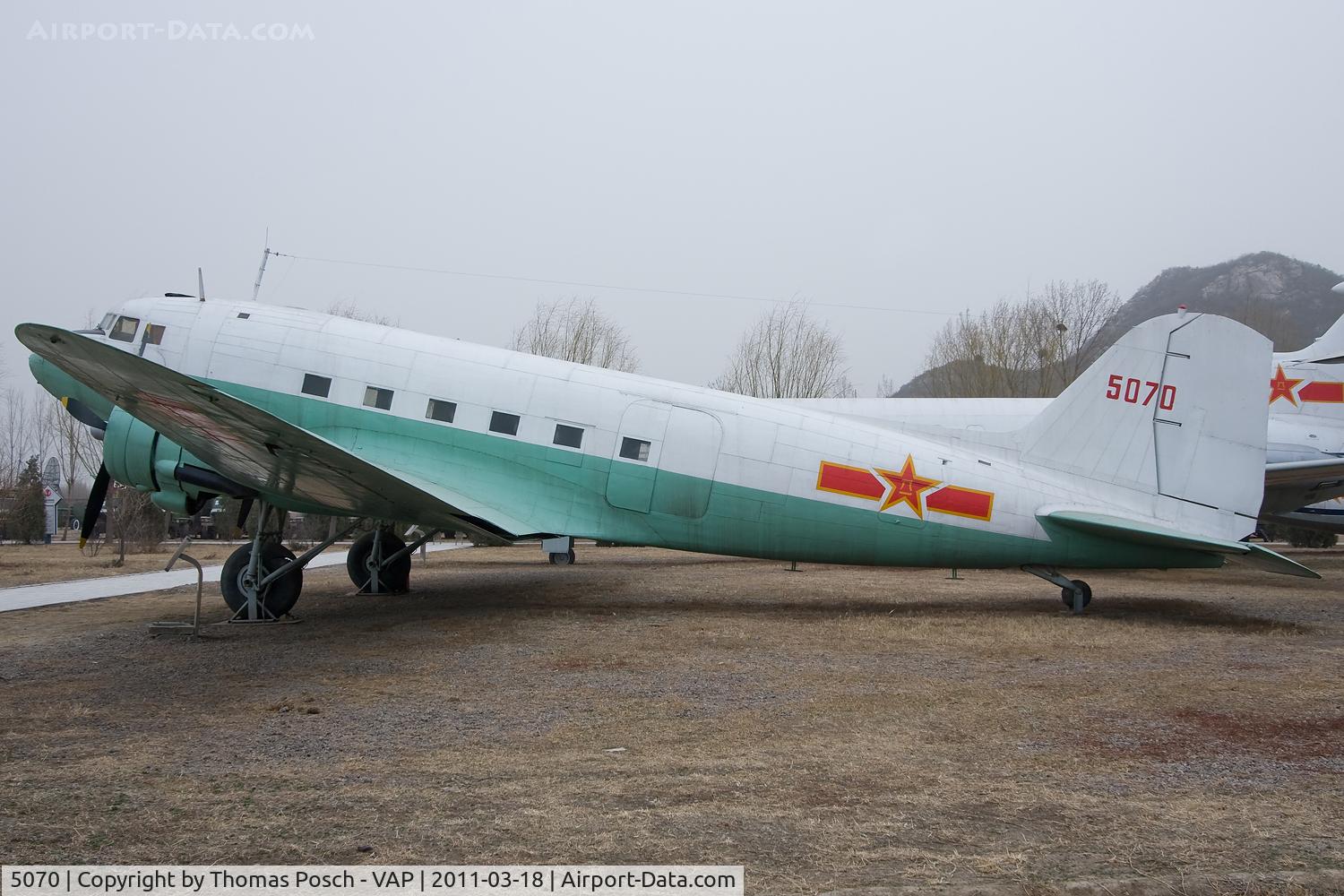 5070, Lisunov Li-2T Cab C/N 18440106, China - Air Force
