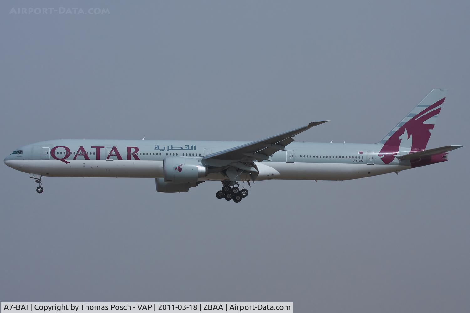 A7-BAI, 2008 Boeing 777-3DZ/ER C/N 36095, Qatar Airways