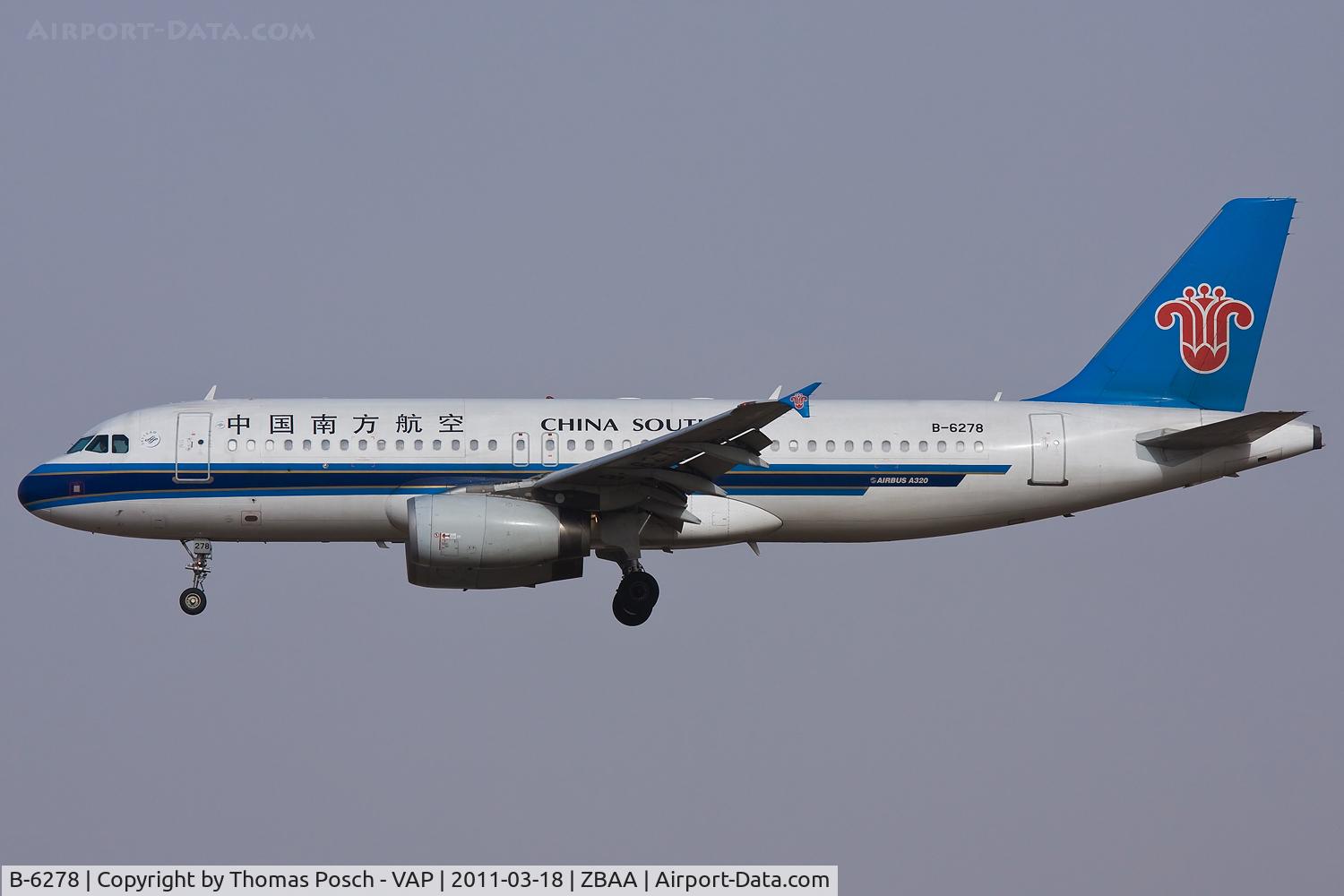 B-6278, 2006 Airbus A320-214 C/N 2714, China Southern Airlines