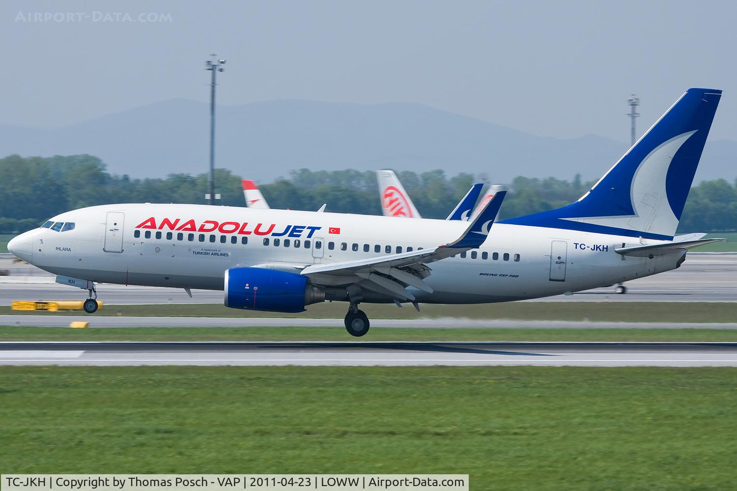 TC-JKH, 2007 Boeing 737-76N C/N 34757, Anadolu Jet