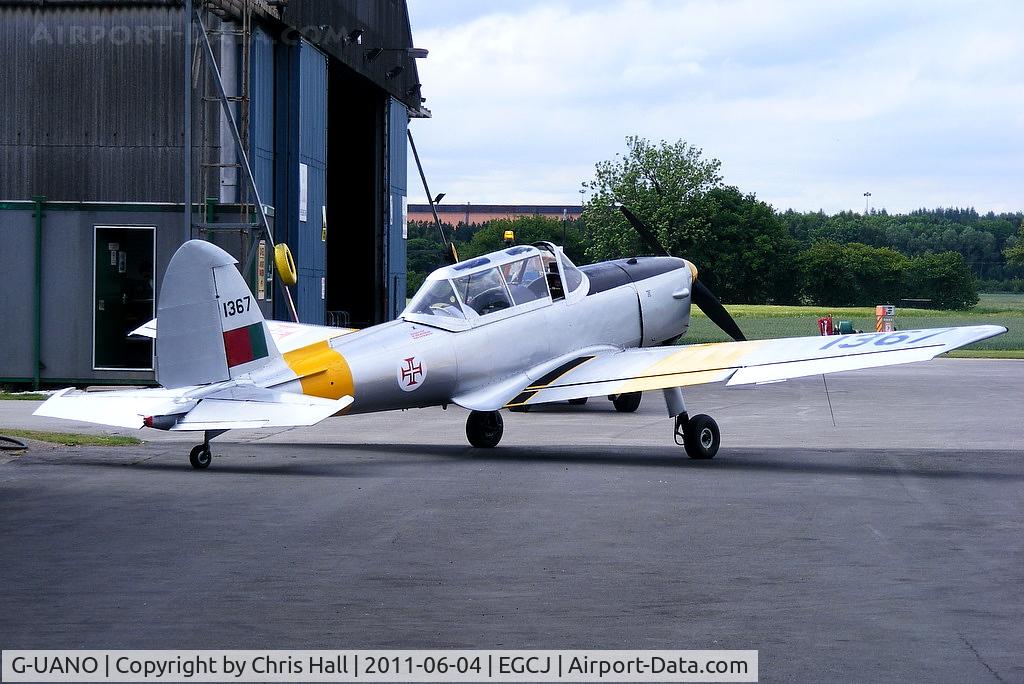 G-UANO, 1959 OGMA DHC-1 Chipmunk T.20 C/N OGMA-57, in Portuguese Air Force colours and wearing the serial 1367