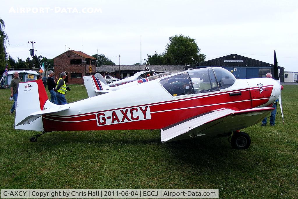 G-AXCY, 1956 SAN Jodel D-117A C/N 499, privately owned