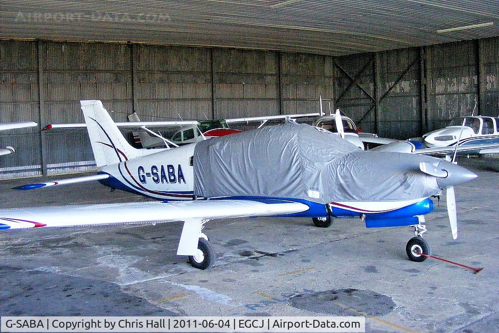 G-SABA, 1977 Piper PA-28R-201T Cherokee Arrow III C/N 28R-7703268, privately owned