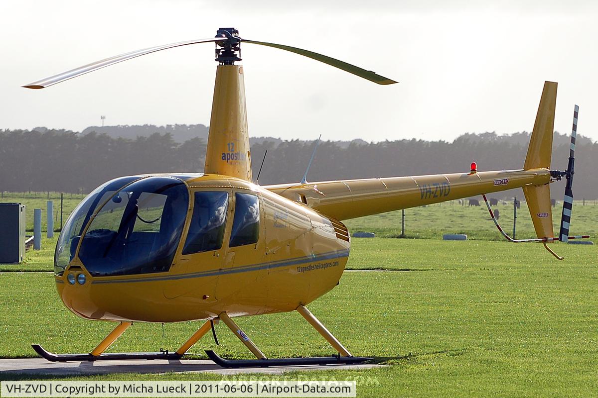 VH-ZVD, Robinson R44 Raven C/N 1766, At 12 Apostles Heliport