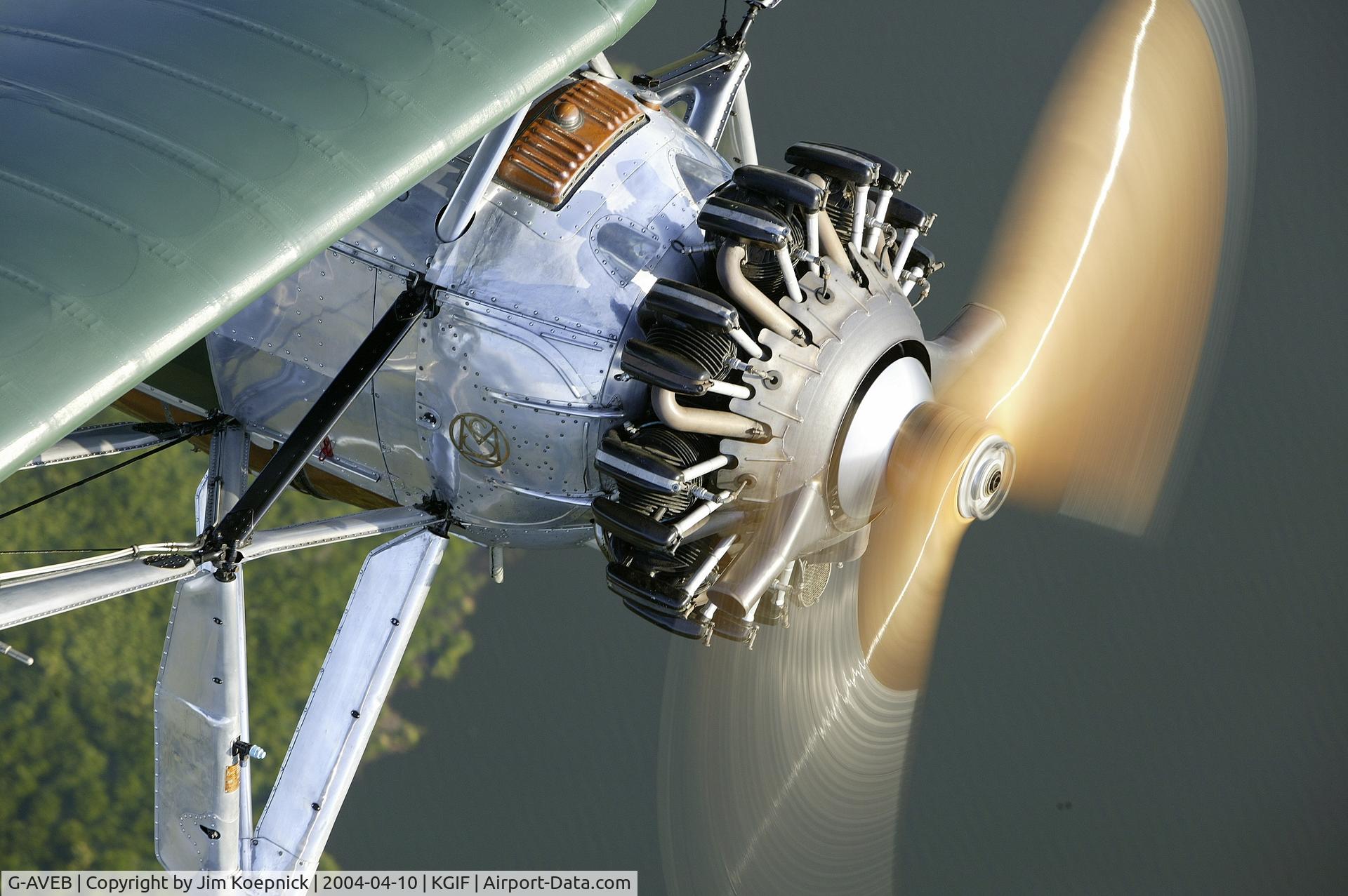 G-AVEB, 1949 Morane-Saulnier MS-230 C/N 1076, Aerial close up of Salmson 9Ab on N230EB built and maintained by Anslo Vintage Aviation