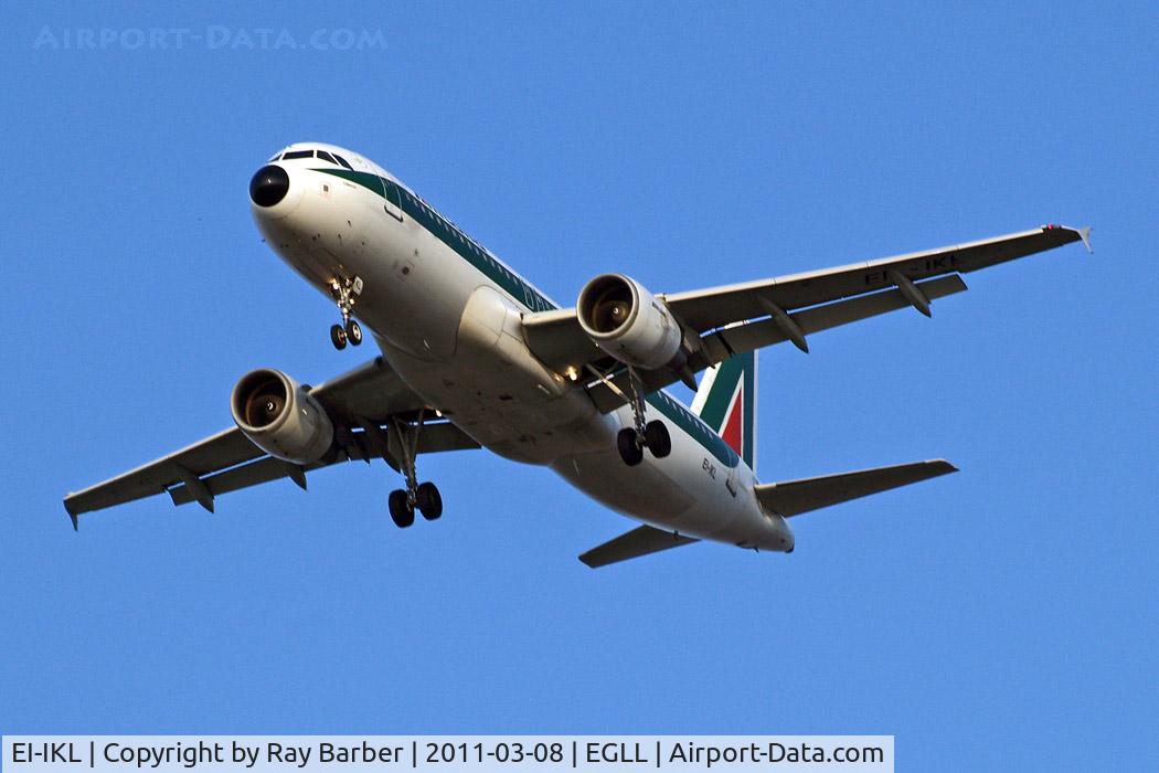 EI-IKL, 2001 Airbus A320-214 C/N 1489, Airbus A320-214 [1489] Alitalia Home~G 08/03/2011