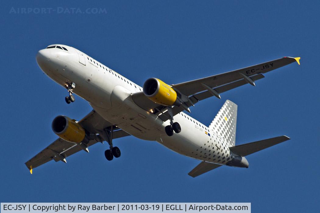 EC-JSY, 2006 Airbus A320-214 C/N 2785, Airbus A320-214 [2785] Vueling Airlines Home~G 19/03/2011