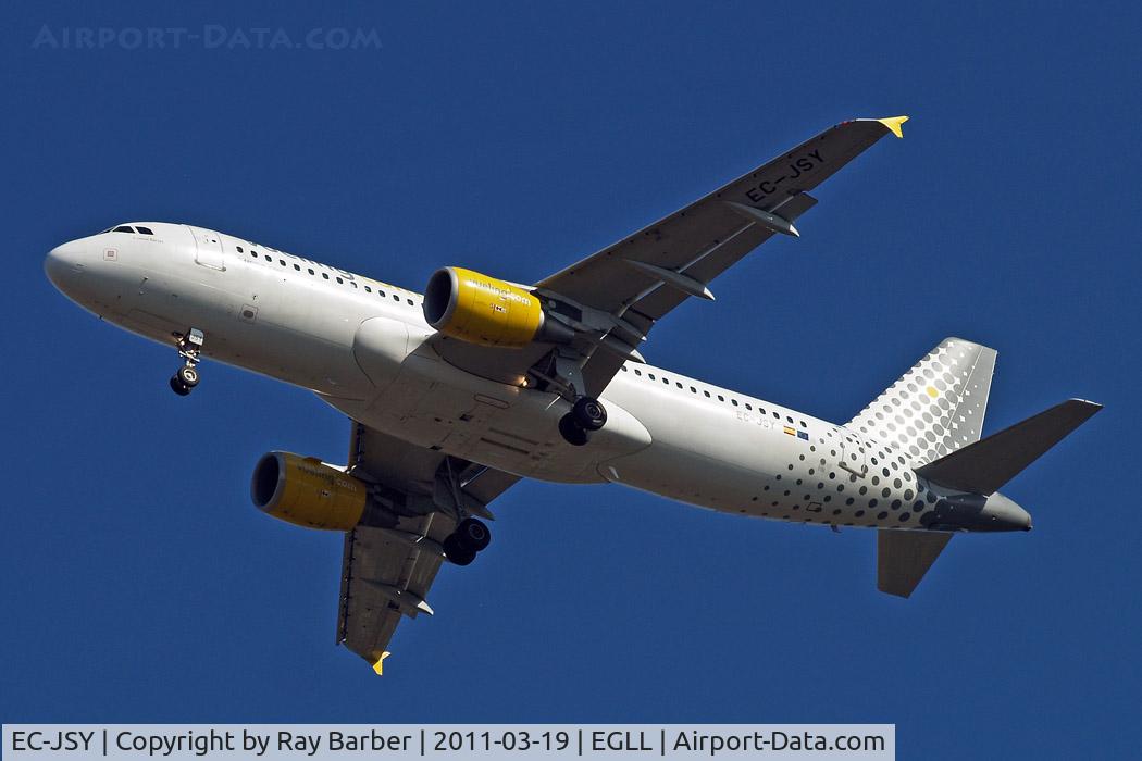 EC-JSY, 2006 Airbus A320-214 C/N 2785, Airbus A320-214 [2785] Vueling Airlines Home~G 19/03/2011
