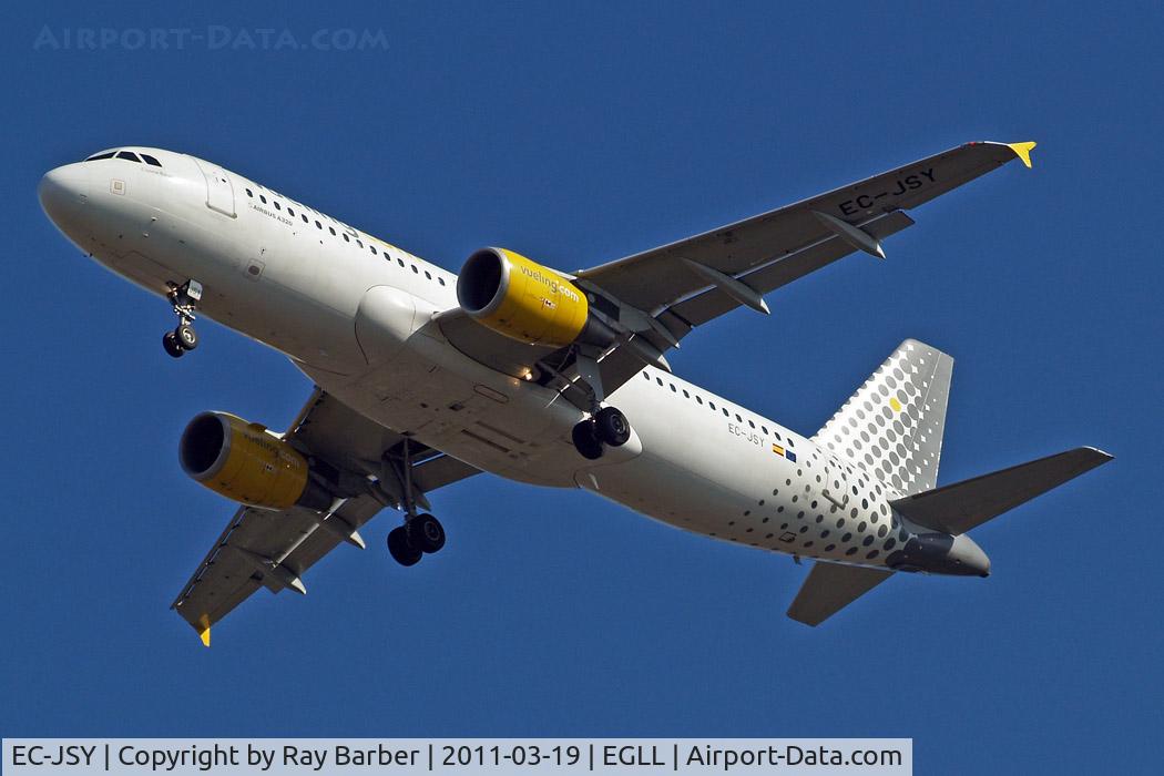 EC-JSY, 2006 Airbus A320-214 C/N 2785, Airbus A320-214 [2785] Vueling Airlines Home~G 19/03/2011