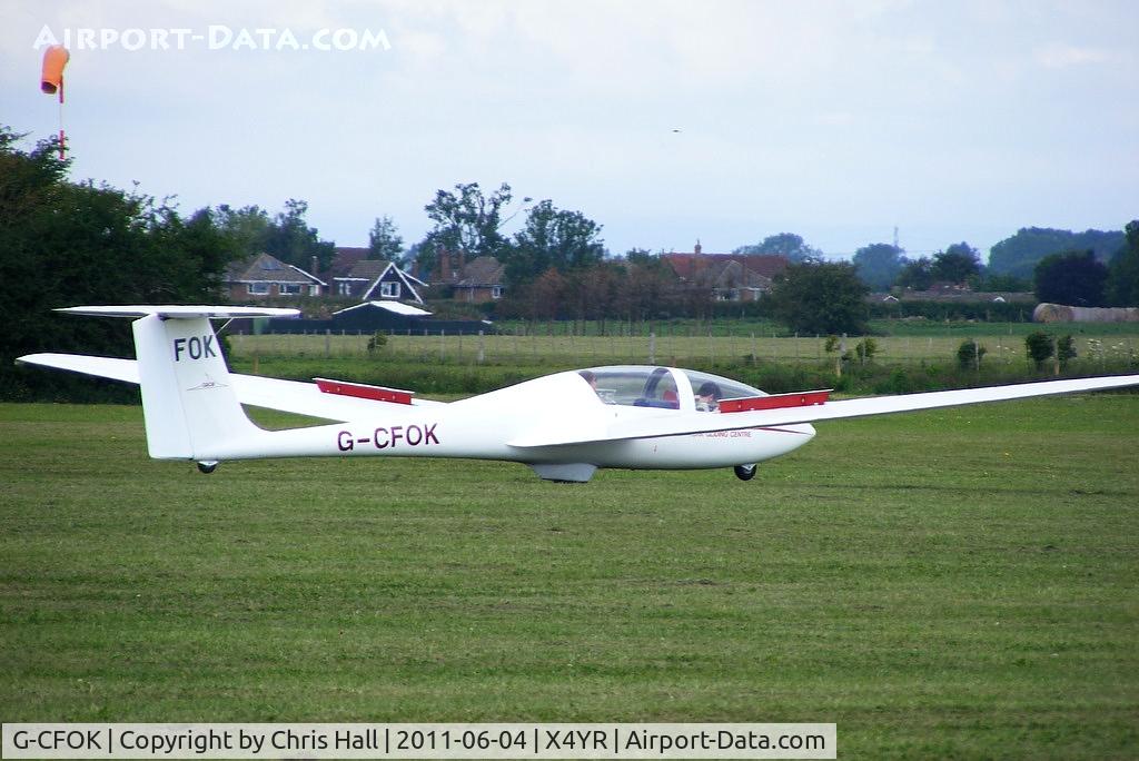 G-CFOK, 1989 Grob G-103C Twin III Acro C/N 34123, at the York Gliding Centre, Rufford
