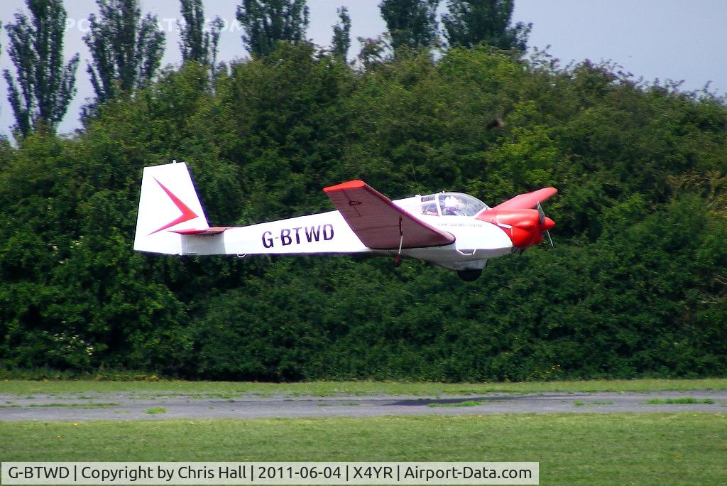 G-BTWD, 1980 Slingsby T-61F Venture T2 C/N 1976, at the York Gliding Centre, Rufford