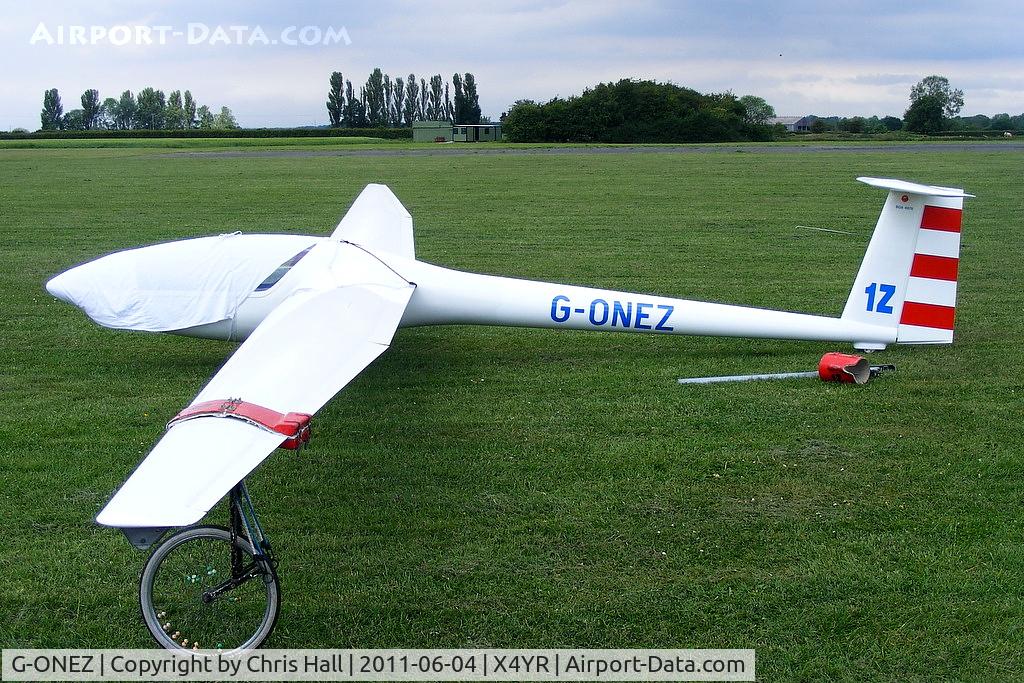 G-ONEZ, 1981 Glaser-Dirks DG-200/17 C/N 2-1431738, at the York Gliding Centre, Rufford