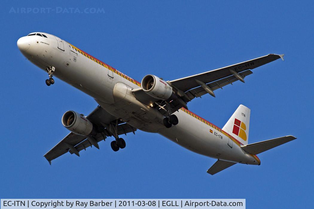 EC-ITN, 2003 Airbus A321-212 C/N 2115, Airbus A321-211 [2115] (Iberia) Home~G 08/03/2011