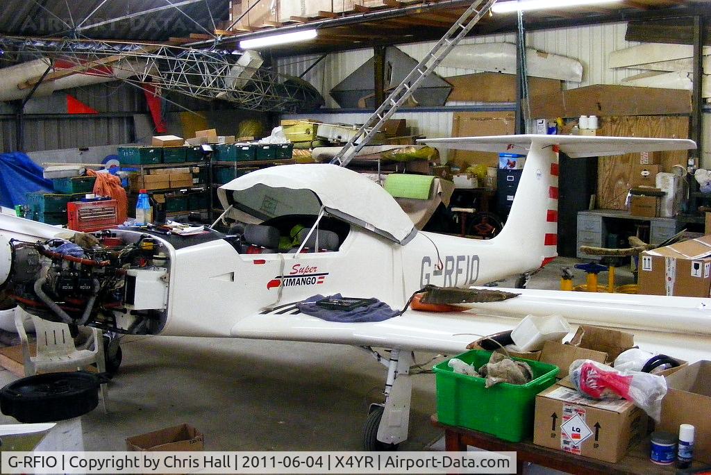 G-RFIO, 1995 Aeromot AMT-200S Super Ximango C/N 200.048, at McLeans Aviation, Rufford