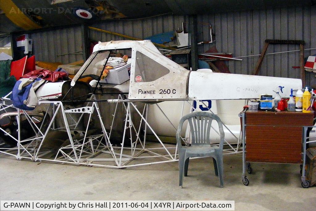 G-PAWN, 1970 Piper PA-25-260 Pawnee C/N 25-5207, at McLeans Aviation, Rufford