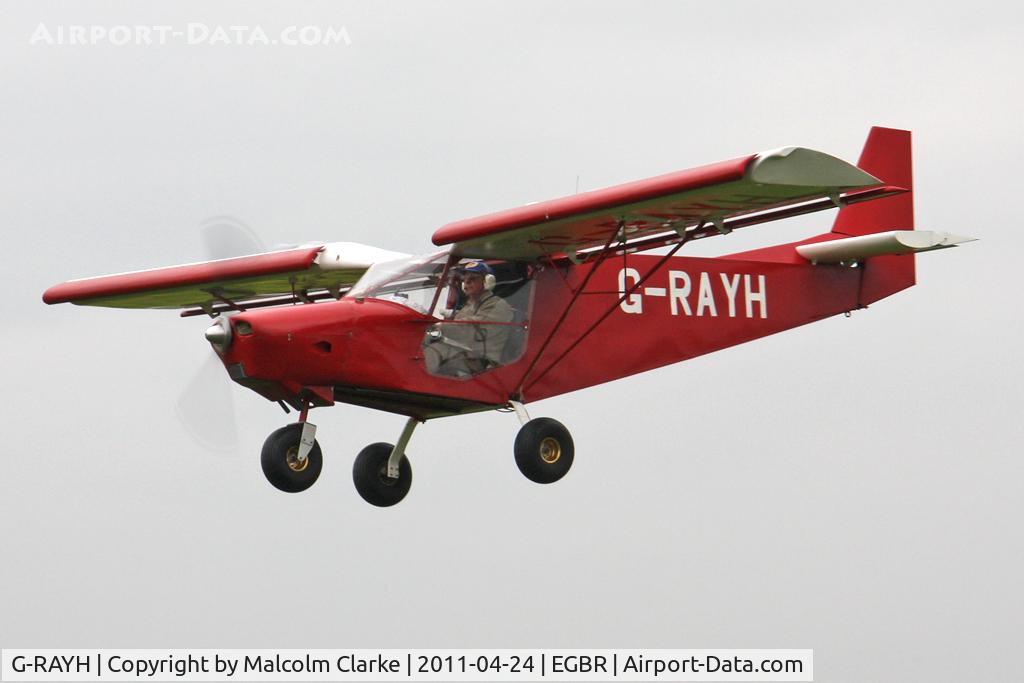 G-RAYH, 2005 Zenair STOL CH-701 UL C/N PFA 187-13583, Zenair CH701 at Breighton Airfield in April 2011.