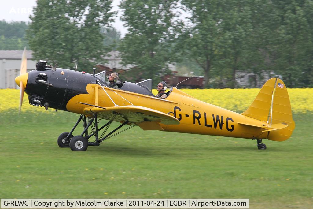 G-RLWG, 1942 Ryan PT-22 Recruit (ST3KR) C/N 1716, Ryan ST3KR at Breighton Airfield in April 2011.