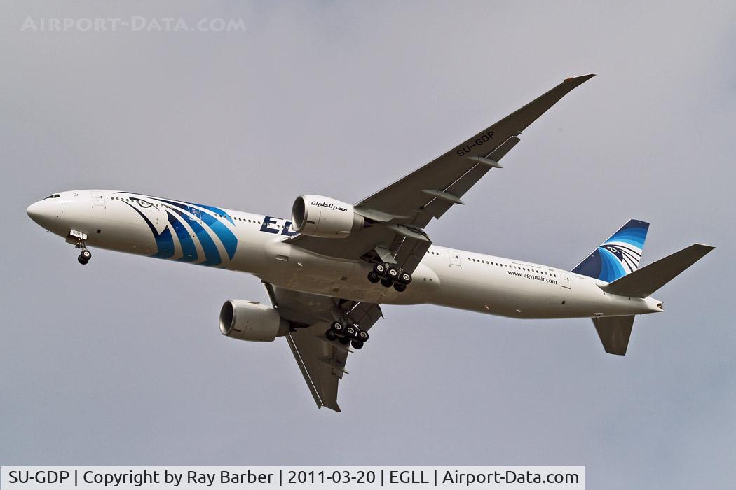 SU-GDP, 2011 Boeing 777-36N/ER C/N 38290, Boeing 777-36NER [38290] (Egypt Air) Home~G 20/03/2011.
