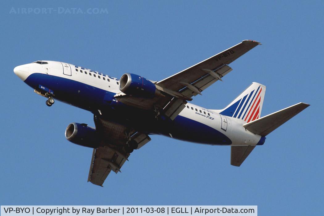 VP-BYO, 1998 Boeing 737-524 C/N 28922, Boeing 737-524 [28922] (Transaero Airlines) Home~G 08/03/2011