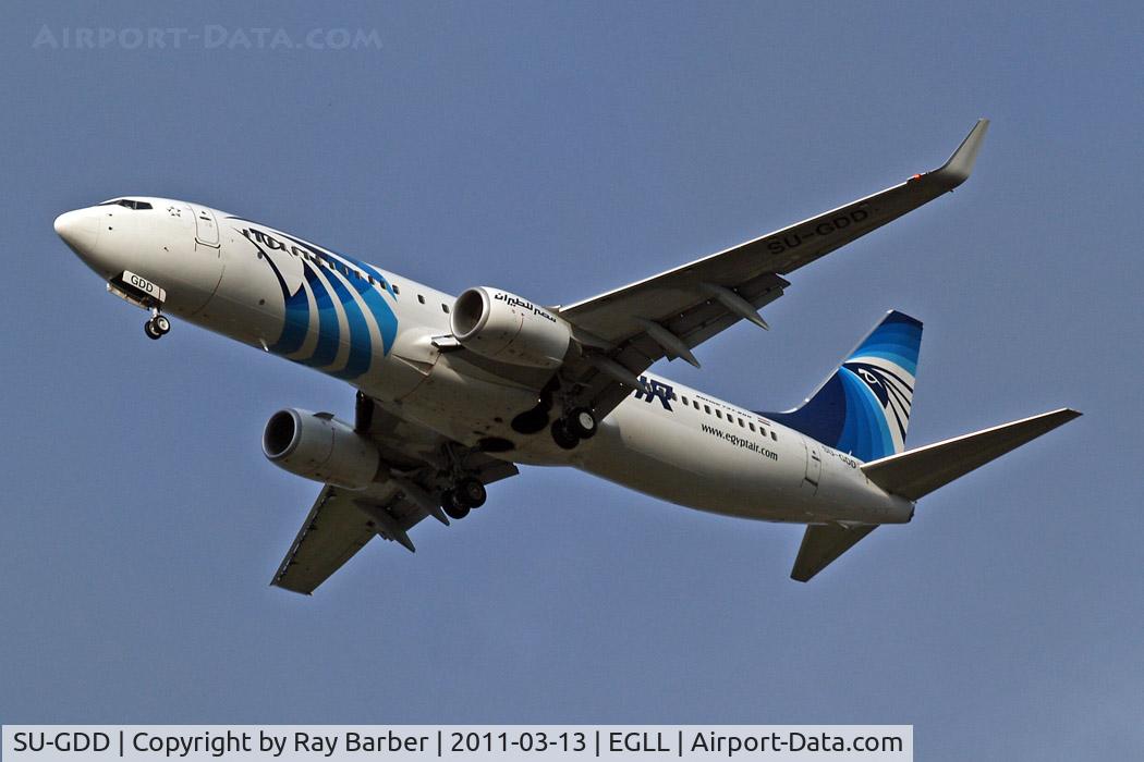SU-GDD, 2009 Boeing 737-866 C/N 35566, Boeing 737-866 [35566] (Egypt Air) Home~G 13/03/2011