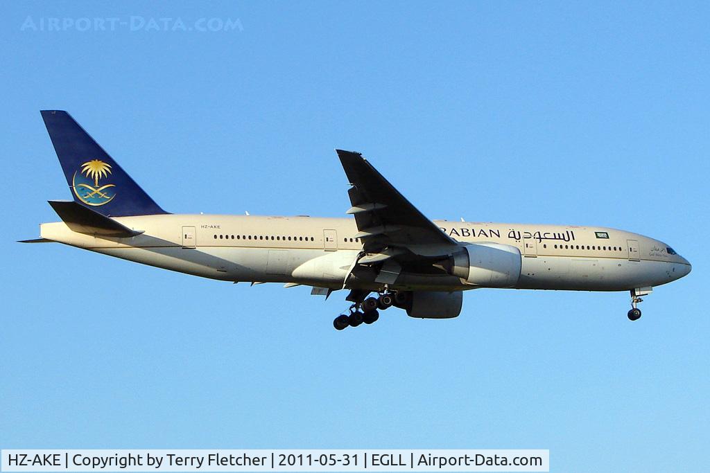 HZ-AKE, 1997 Boeing 777-268/ER C/N 28348, 1997 Boeing 777-268 (ER), c/n: 28348