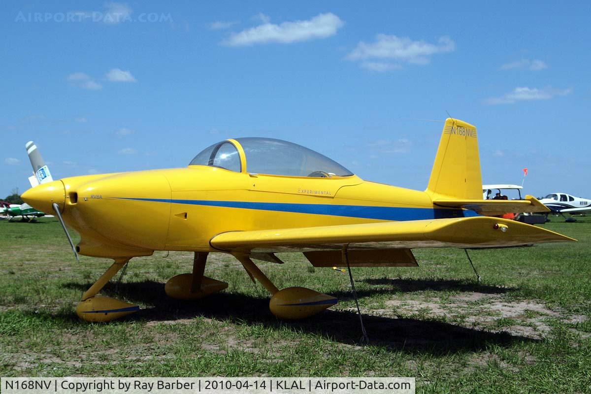 N168NV, 2002 Vans RV-8A C/N 81408, Van's RV-8A [81408] Lakeland-Linder~N 14/04/2010