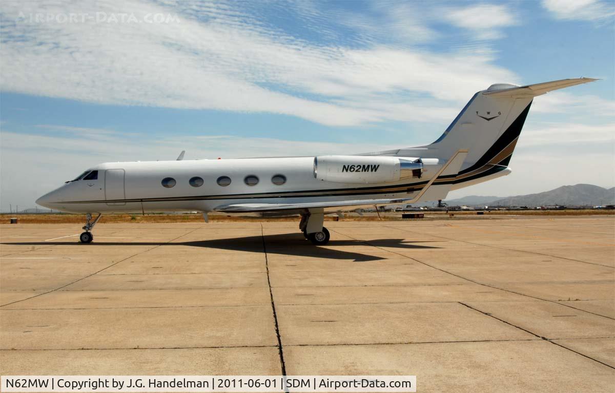 N62MW, 1986 Gulfstream Aerospace G-1159A Gulfstream III C/N 484, at Brown Field CA