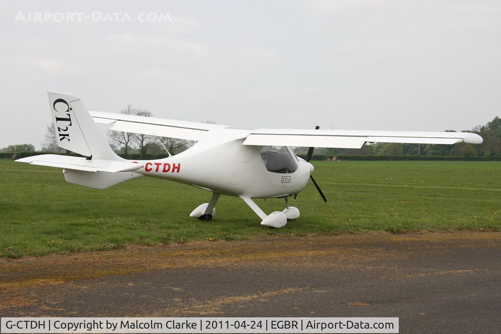 G-CTDH, 2003 Flight Design CT2K C/N 7939, Flight Design CT2K at Breighton Airfield in April 2011.