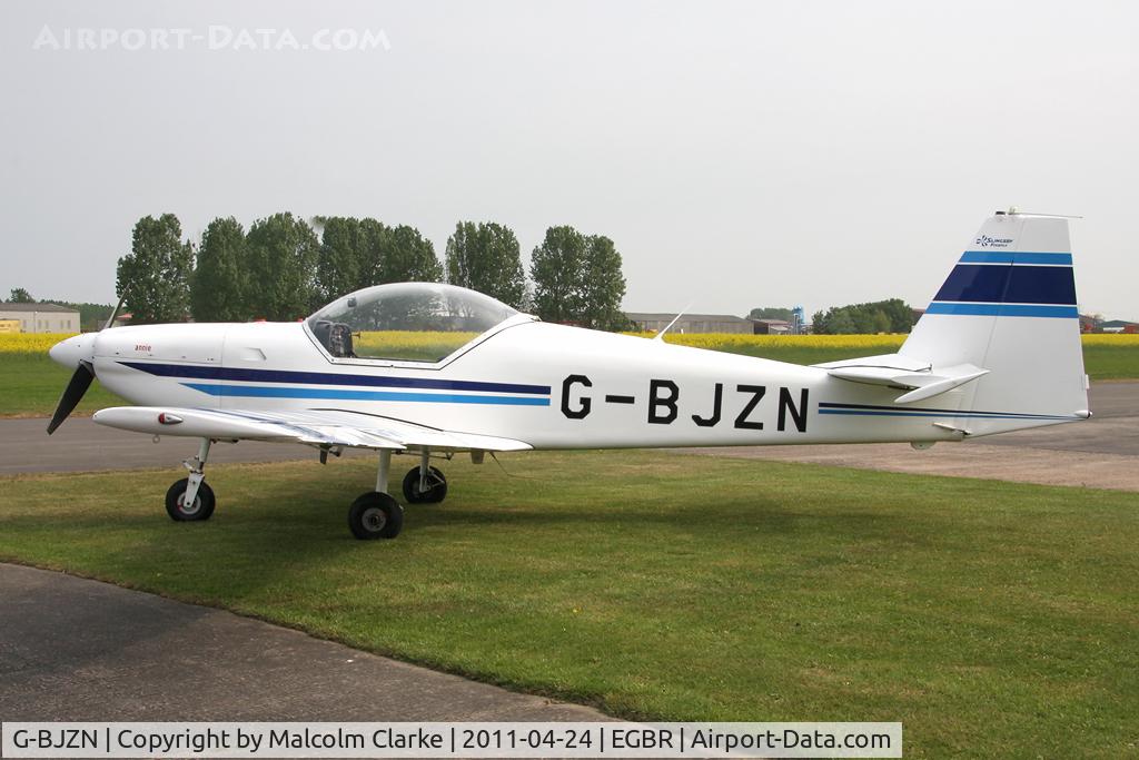 G-BJZN, 1982 Slingsby T-67A Firefly C/N 1997, Slingsby T-67A at Breighton Airfield in April 2011.