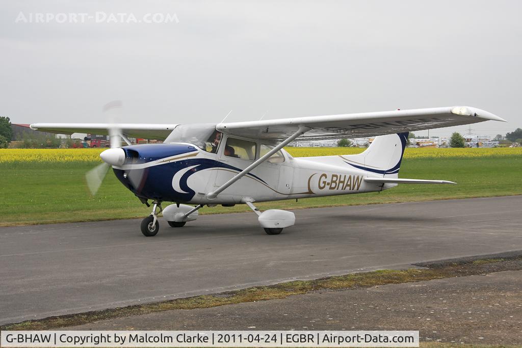 G-BHAW, 1979 Reims F172N Skyhawk C/N 1858, Reims F172N Skyhawk 100 II at Breighton Airfield in April 2011.