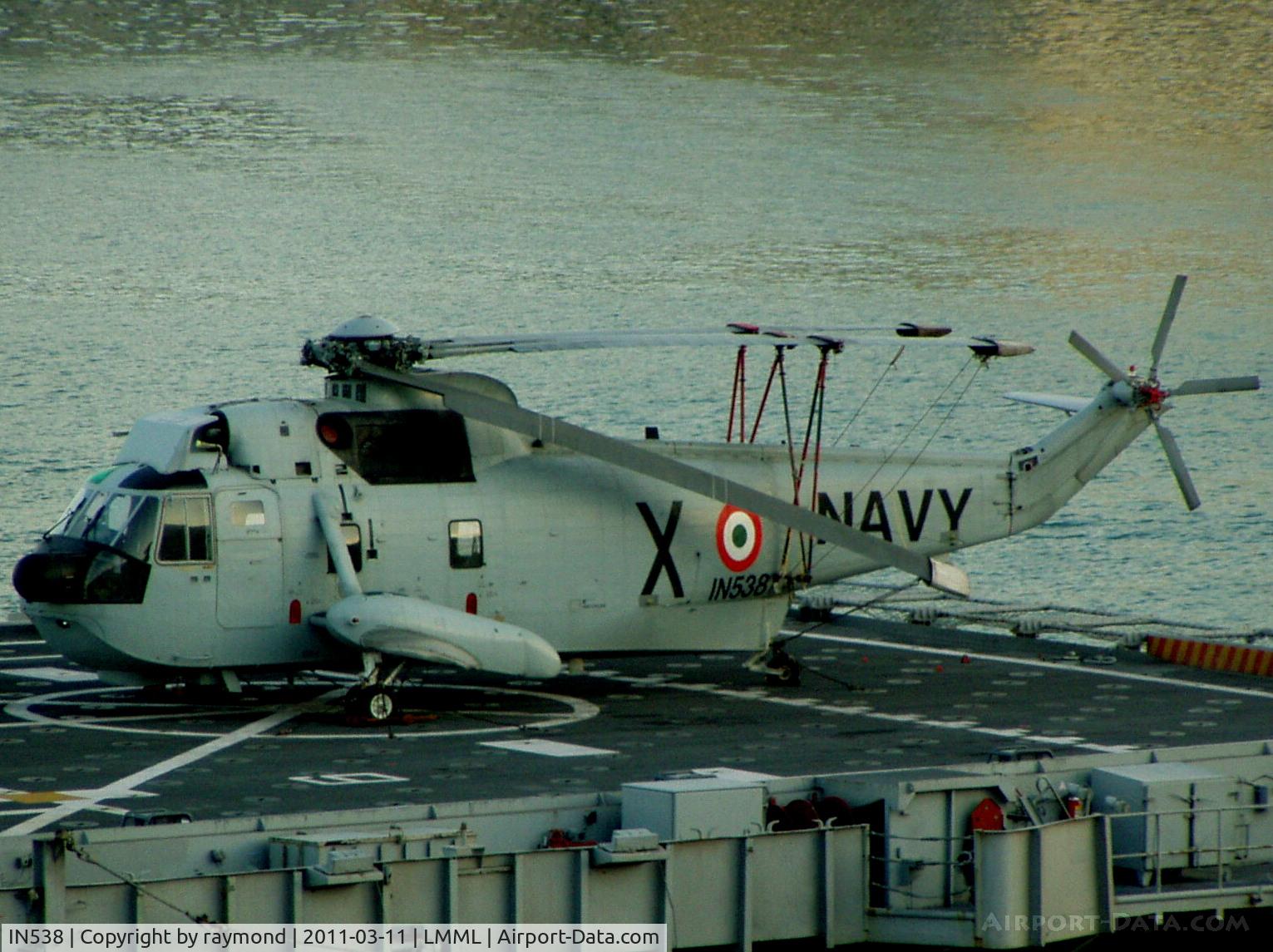 IN538, Sikorsky UH-3H Sea King C/N 538, Sea King IN538 Indian Navy