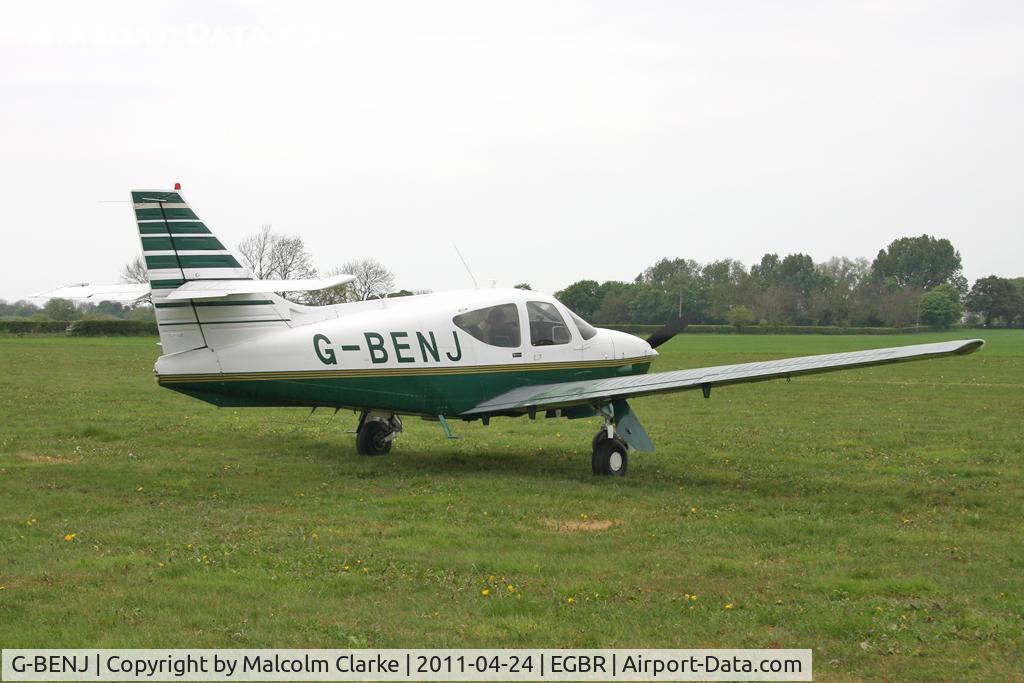 G-BENJ, 1976 Rockwell Commander 112B C/N 522, Rockwell Commander 112B at Breighton Airfield in April 2011.