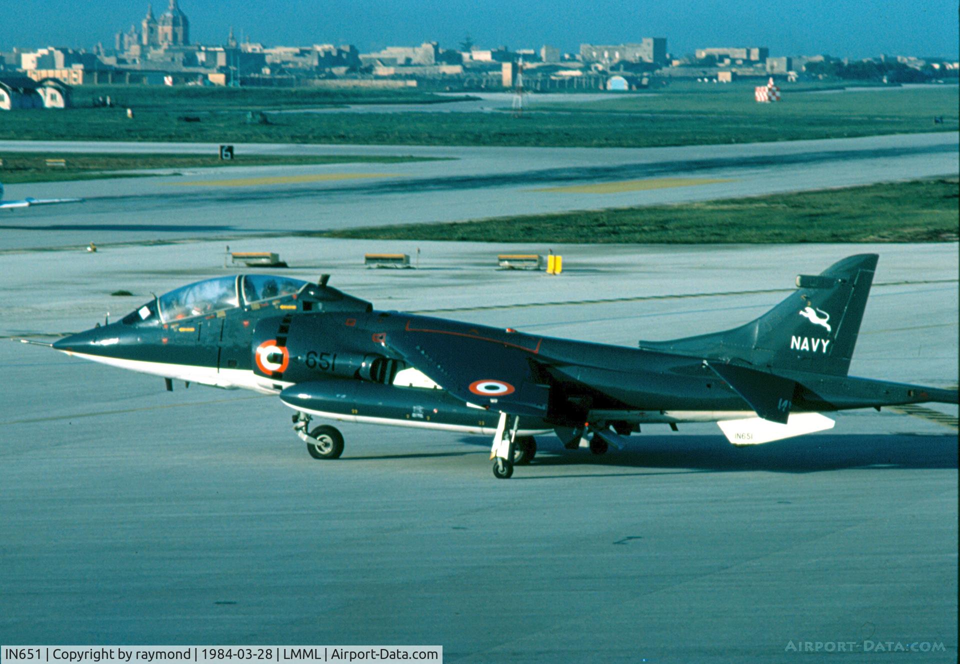 IN651, British Aerospace Sea Harrier T.60 C/N 651, Sea Harrier IN651 Indian Navy