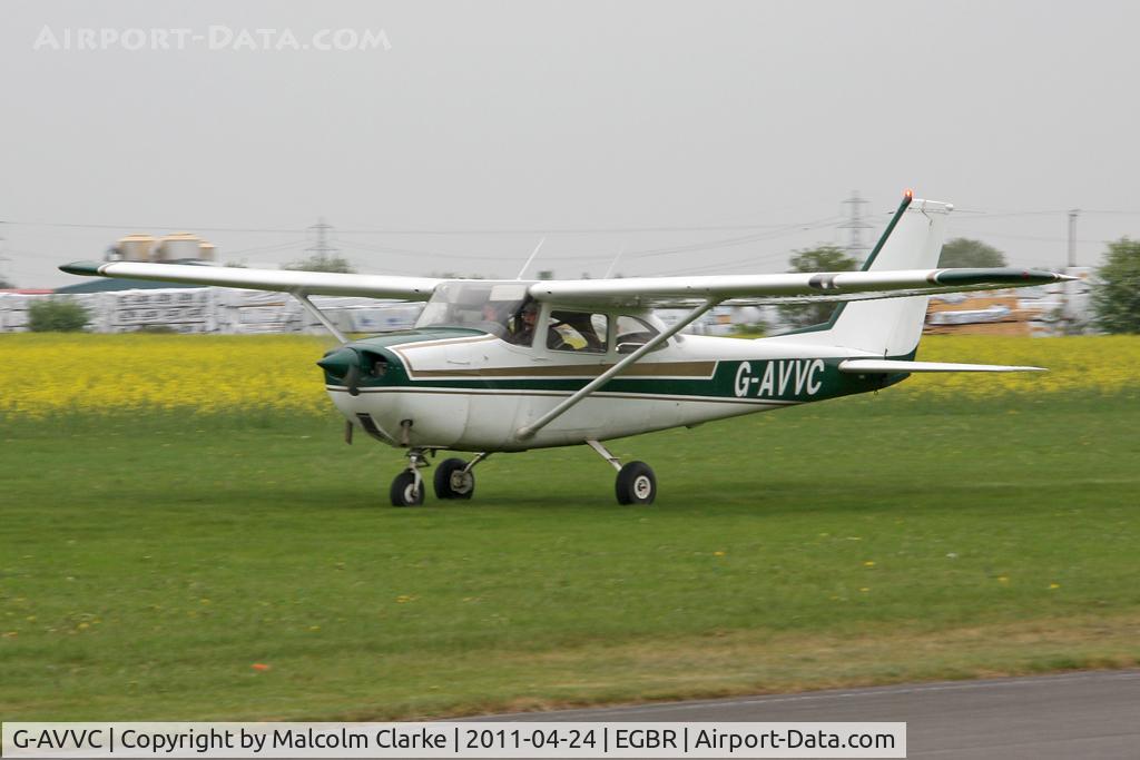 G-AVVC, 1967 Reims F172H Skyhawk C/N 0443, Reims F172H at The Easter Fly-In, Breighton Airfield, UK in April 2011.