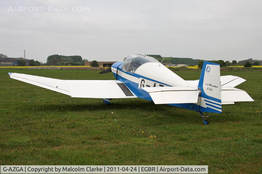 G-AZGA, 1959 Jodel D-120A Paris-Nice C/N 144, Wassmer D-120 Paris-Nice at Breighton Airfield, UK in April 2011.