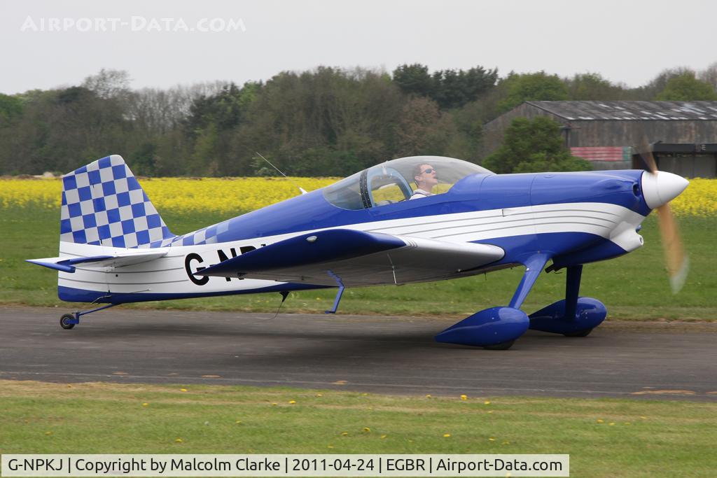 G-NPKJ, 1998 Vans RV-6 C/N PFA 181-13138, Vans RV-6 at Breighton Airfield, UK in April 2011.