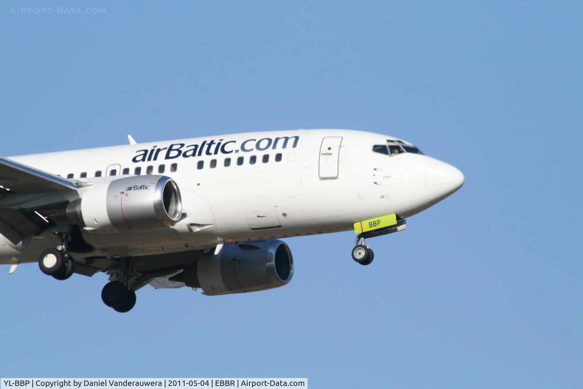 YL-BBP, 1992 Boeing 737-522 C/N 26688, Arrival of flight BT601 to rwy 02