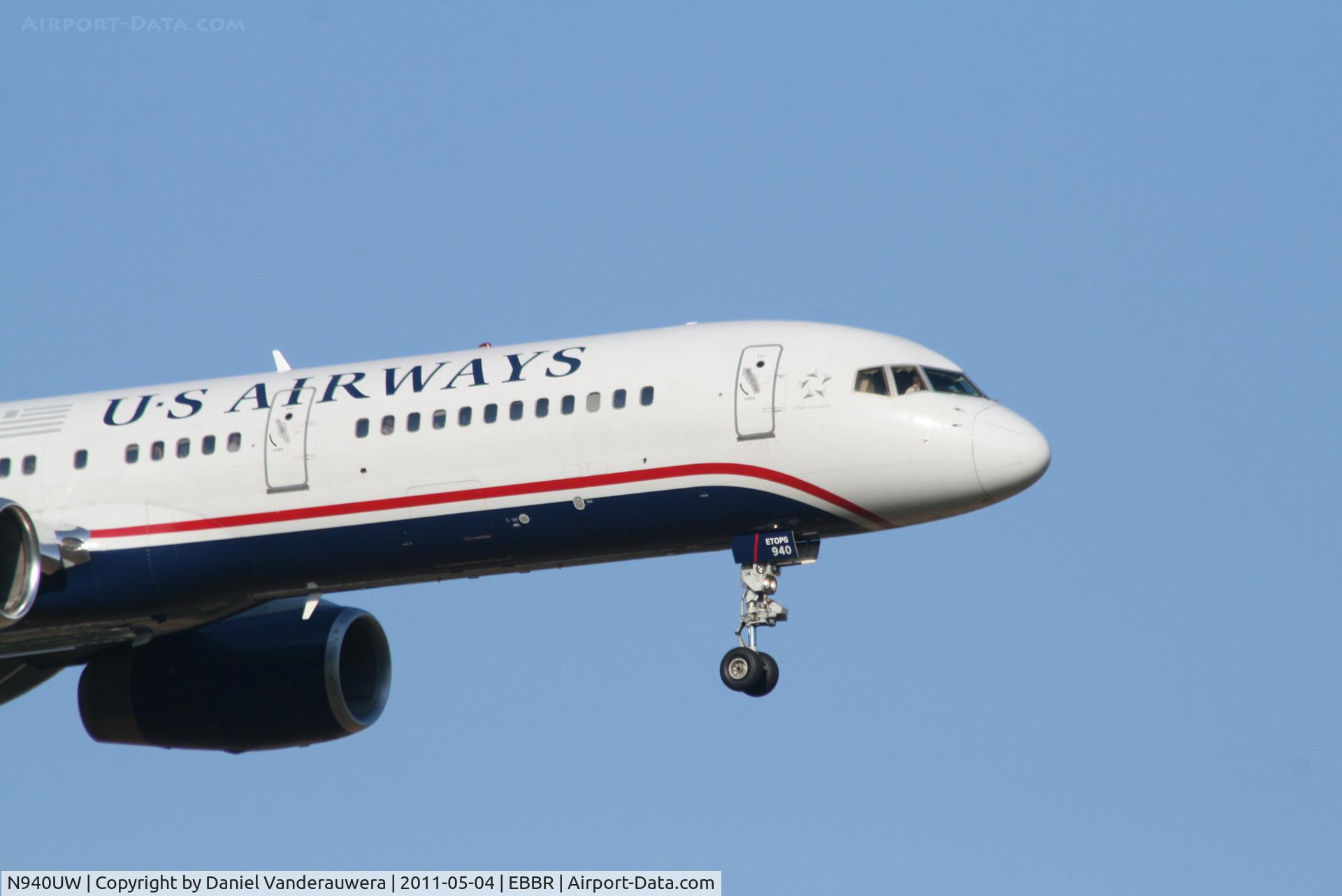N940UW, 1995 Boeing 757-2B7 C/N 27805, Arrival of flight US750 to RWY 02