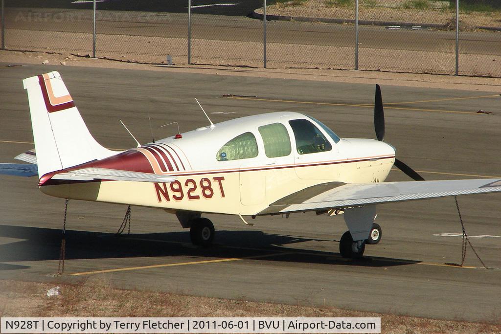 N928T, 1960 Beech 35-33 Debonair C/N CD-142, 1960 Beech 35-33, c/n: CD-142 at Boulder City
