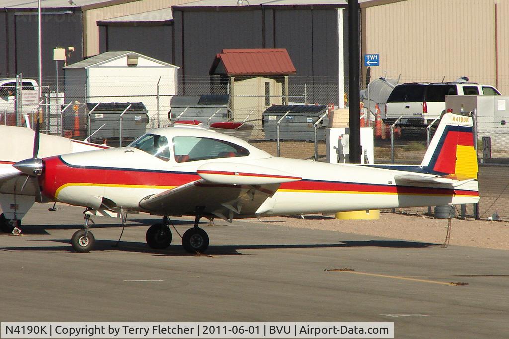 N4190K, 1948 Ryan Navion C/N NAV-4-1190, 1948 Ryan NAVION, c/n: NAV-4-1190 at Boulder City