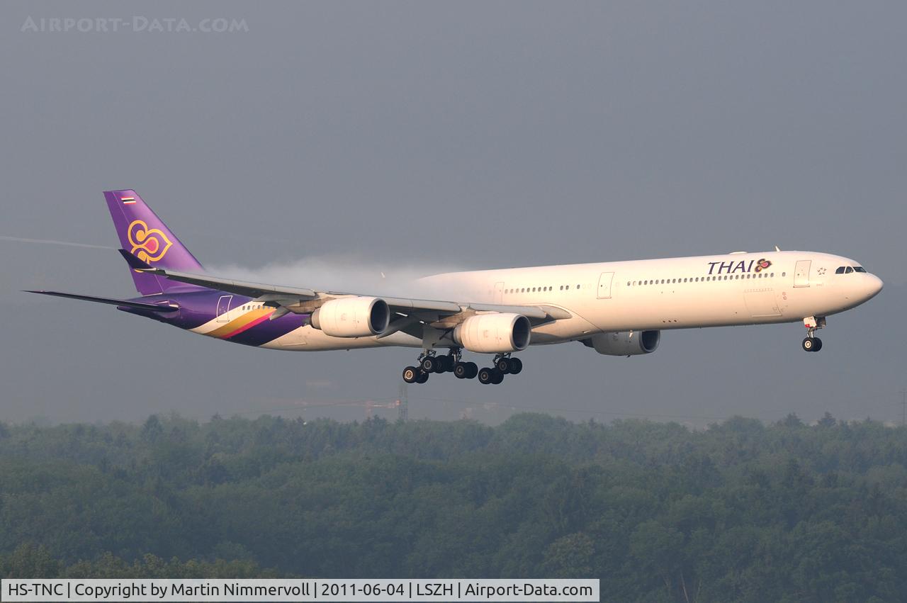 HS-TNC, 2005 Airbus A340-642 C/N 689, Thai Airways