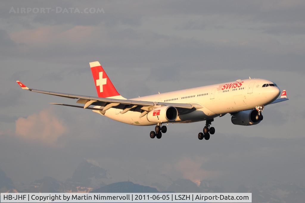 HB-JHF, 2010 Airbus A330-343X C/N 1089, Swiss