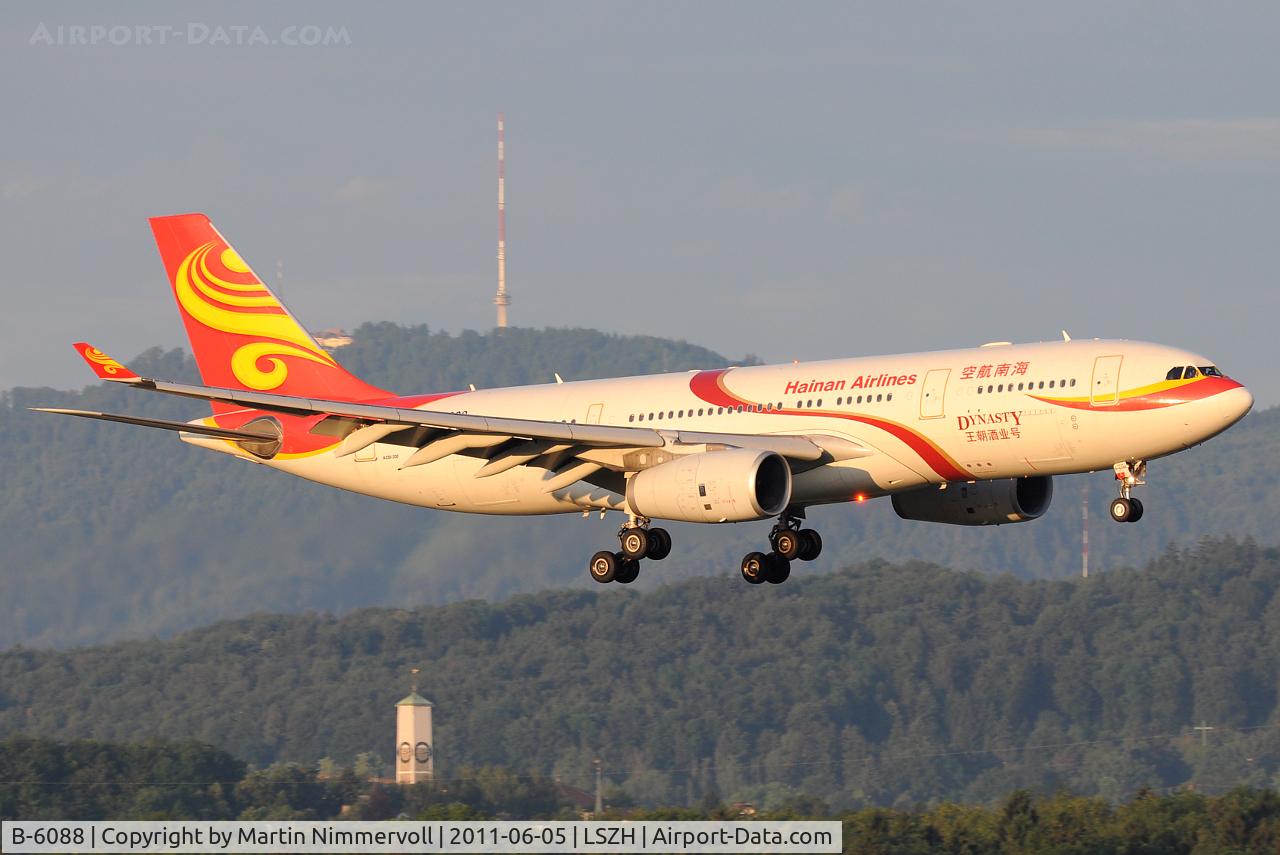 B-6088, 2008 Airbus A330-243 C/N 906, Hainan Airlines - Dynasty