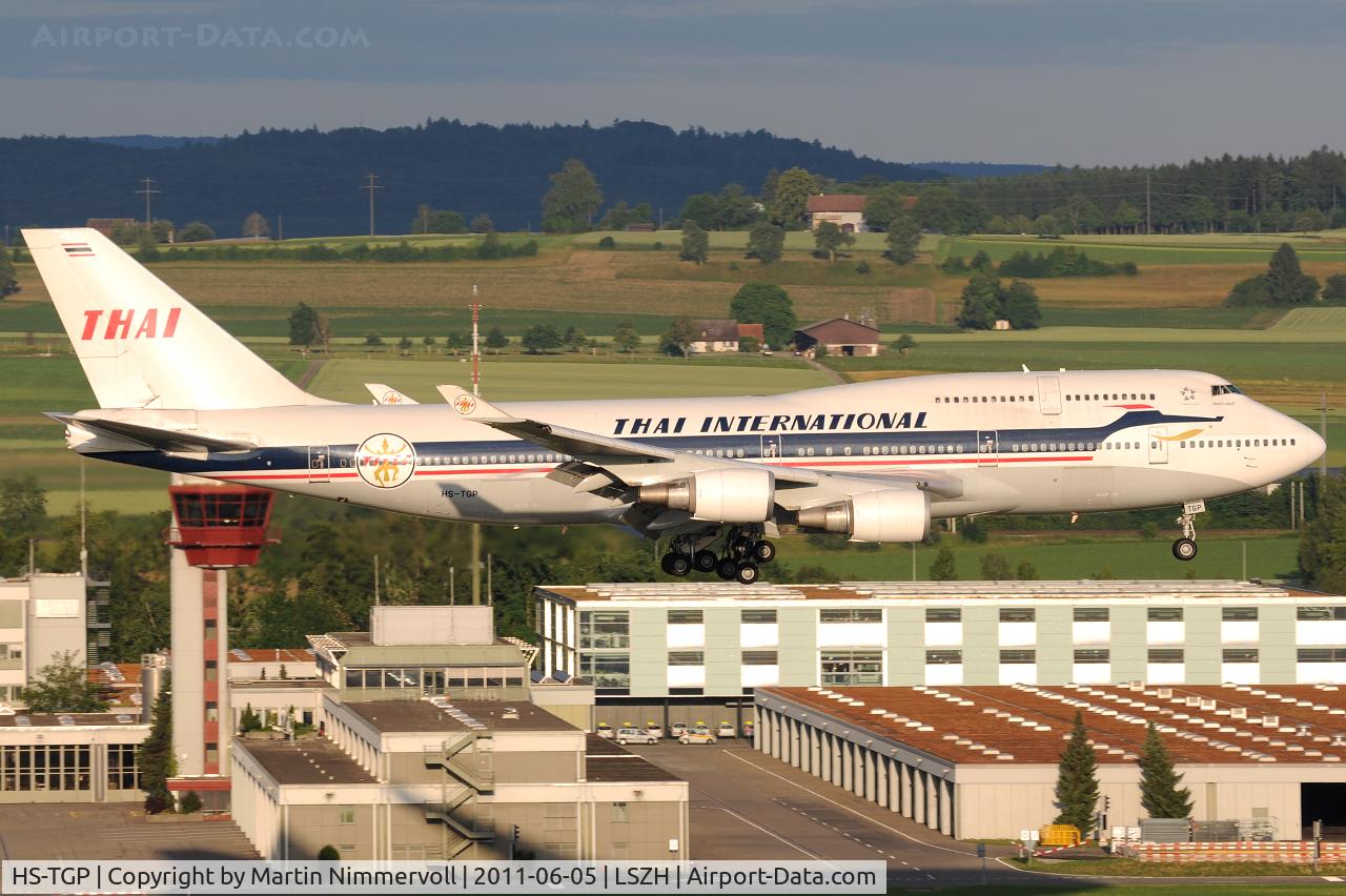 HS-TGP, 1994 Boeing 747-4D7 C/N 26610, Thai Airways - Retro Jet