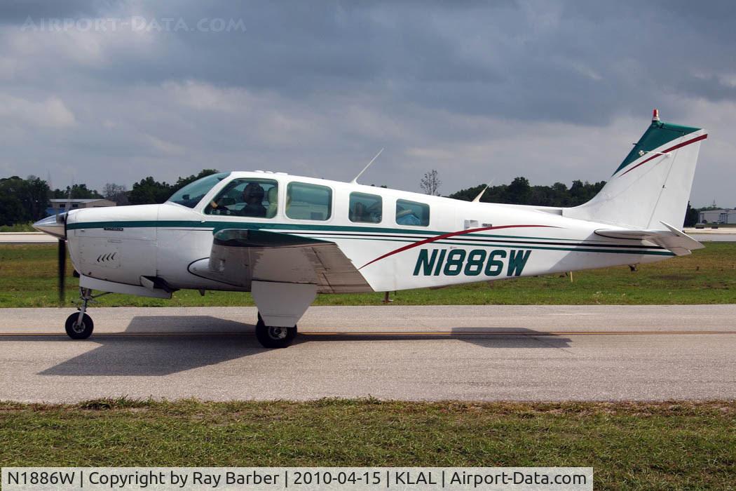 N1886W, 1973 Beech A36 Bonanza 36 C/N E-441, Beech A36 Bonanza 36 [E-441] Lakeland-Linder~N 15/04/2010