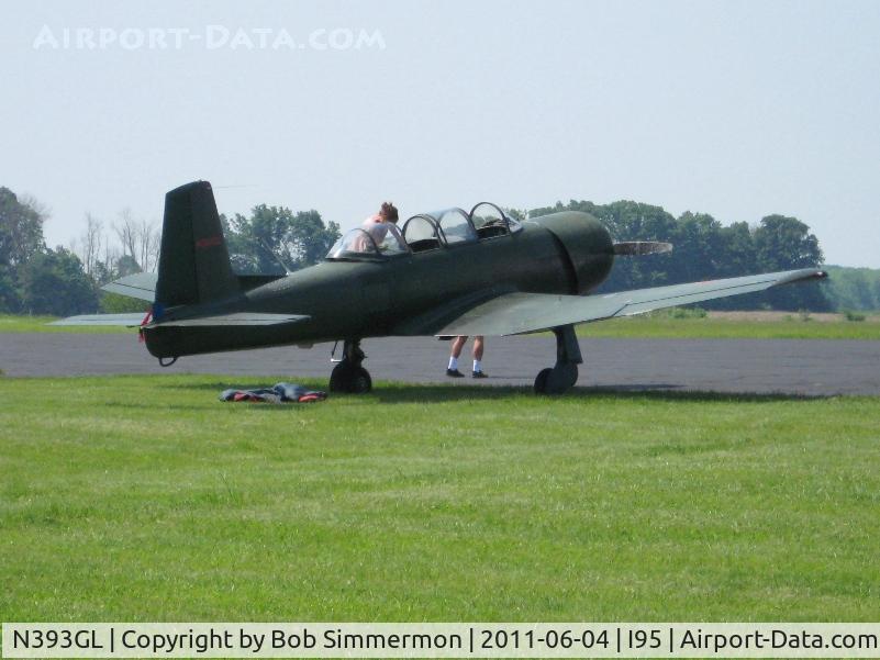 N393GL, 1982 Nanchang CJ-6 C/N 3832022, On the ramp at Kenton, Ohio