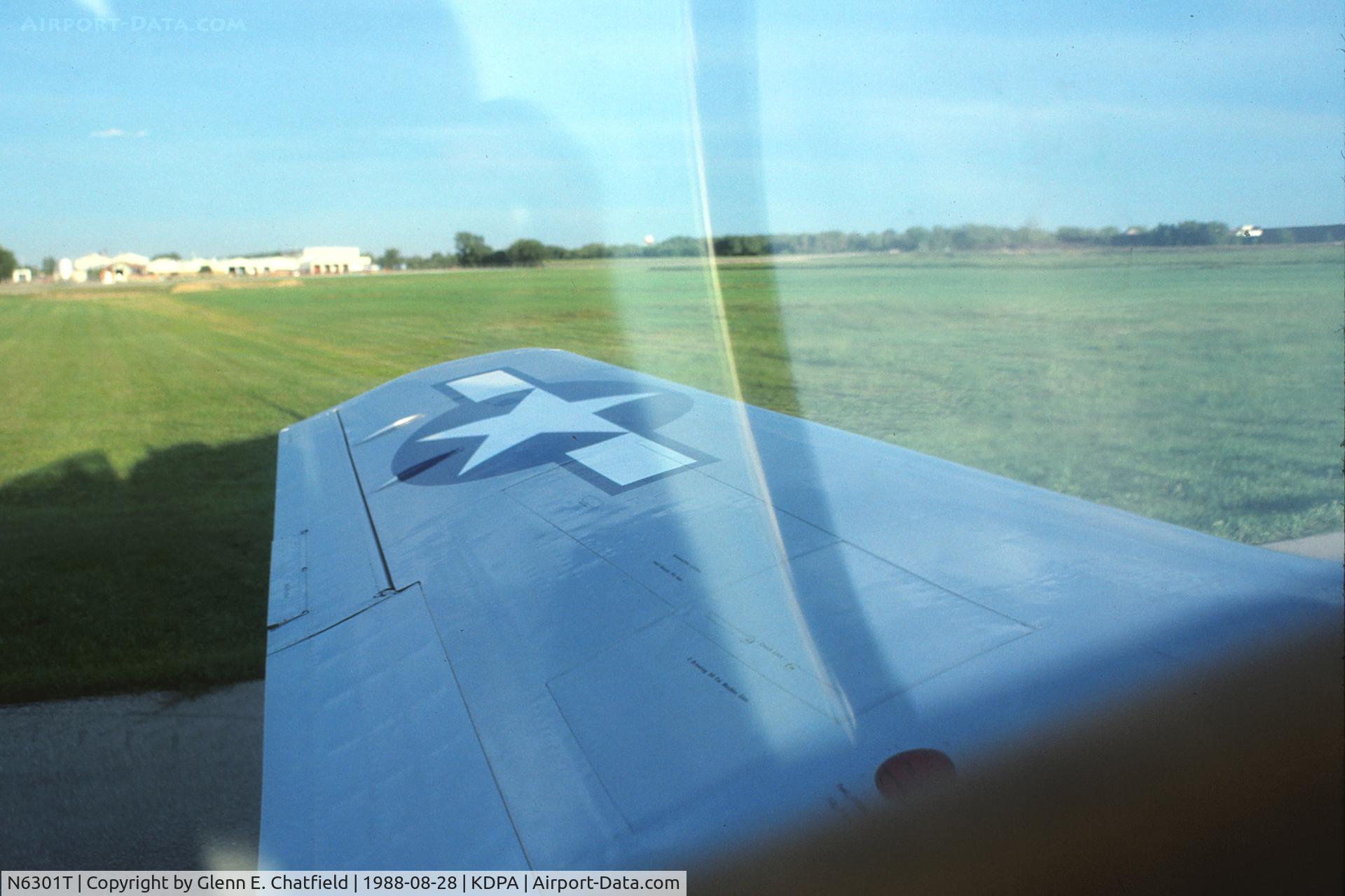 N6301T, 1962 North American P-51D Mustang C/N 44-74813, Taxiing to runway 28, seen from the back seat.