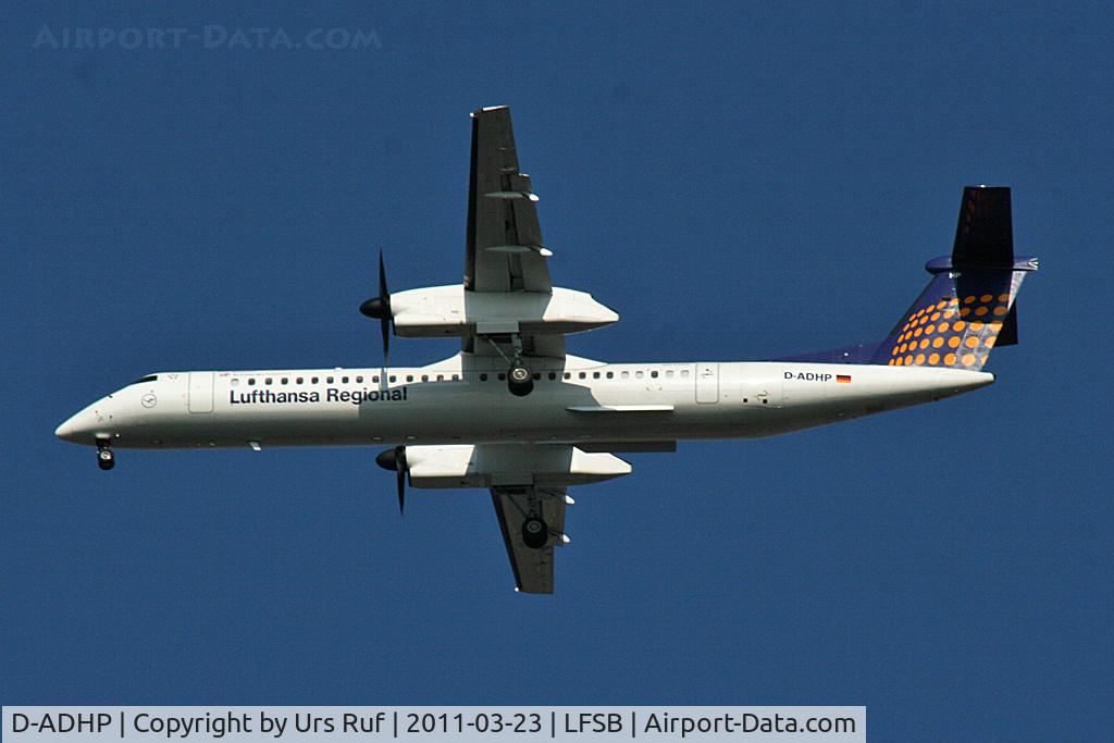 D-ADHP, 1998 De Havilland Canada DHC-8-402 Dash 8 C/N 4003, dailly flight from Munich